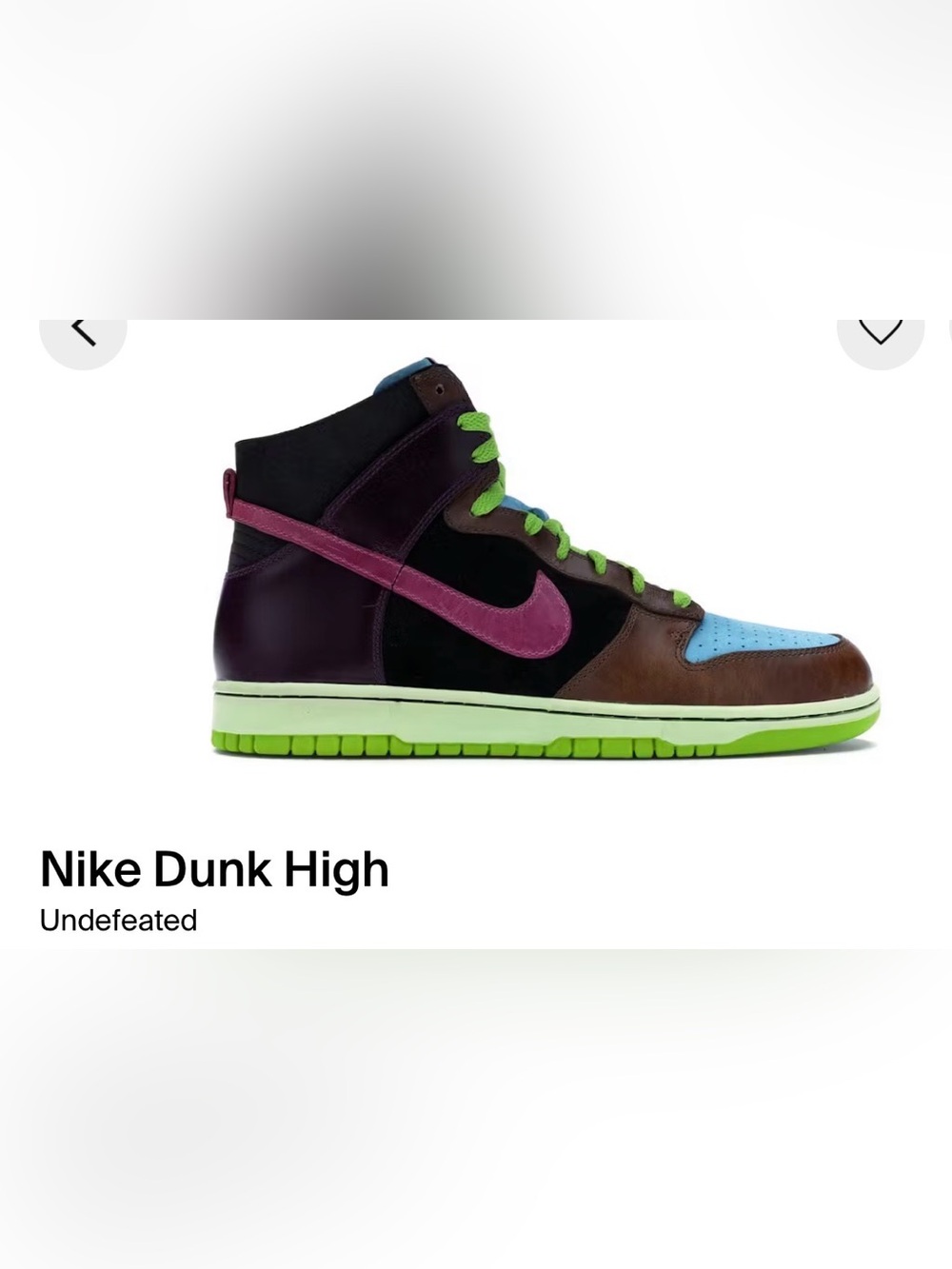 Nike Dunk Hi NL Size 11.5 Blue Reef-Cotton Candy